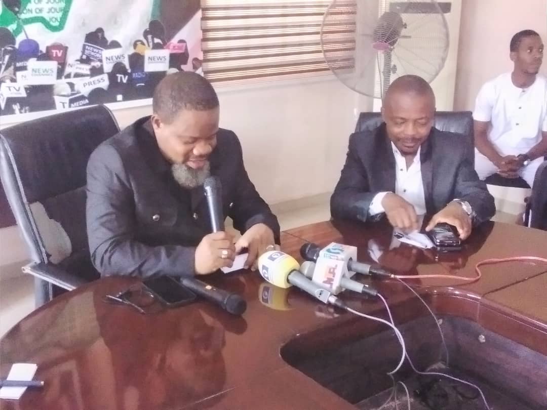 With NLC President at the NUJ Secretariat Abuja