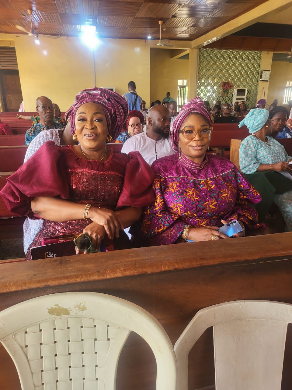 NUJ Deputy President Dr. Mrs.Abimbola Oyetunde and Former NAWOJ President Mrs. Ifeyinwa Omowole in attendance.