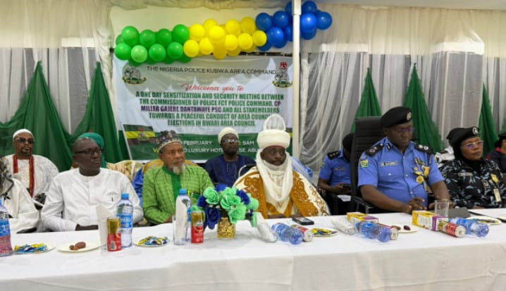 FCT POLICE SYNERGIZE PUBLIC AHEAD OF 2026 AREA COUNCIL ELECTIONS.
