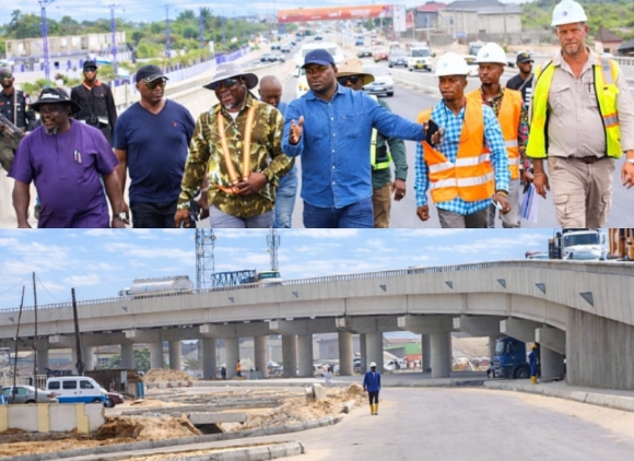 DSC Roundabout Flyover: Delta Govt Conducts Pre-Handover Inspection As Project Nears Completion