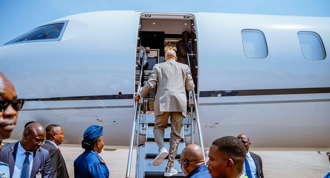Shettima departs Abuja for 2026 AU summit in Ethiopia