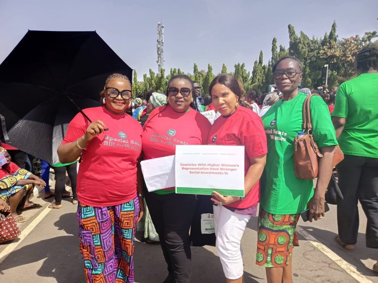 NAWOJ Praises Women for Historic March to National Assembly Over Special Seats Bill Sponsored 
