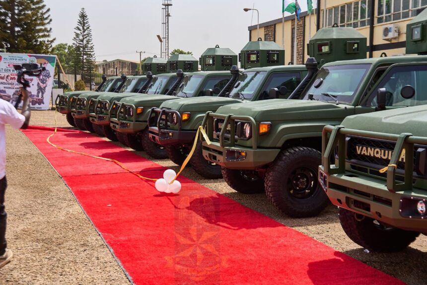 NIGERIAN ARMY ACQUIRES 15 VANQUISHER LIGHT APCs; COAS REAFFIRMS SUPPORT FOR INDIGENOUS MILITARY INNOVATION