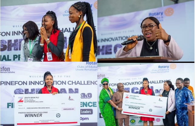 Lucy Ugwuanyi Wins Pinefon Innovation Challenge 3.0, Inspiring Young Women In STEM