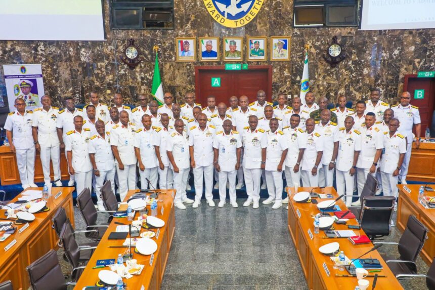 CHIEF OF THE NAVAL STAFF, VICE ADMIRAL IDI ABBAS CHARGES COMMANDERS TO LEVERAGE INTELLIGENCE AND TECHNOLOGY TO ENHANCE NIGERIAN NAVY OPERATIONS