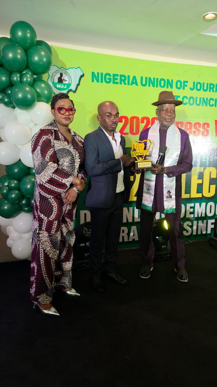 Press Week 2026 : Livinus Chibuike Victor Crowned Press Freedom Champion by NUJ FCT Council