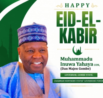 Gombe Gov.preaches for peace,unity on the eve of Edil-Kabir festivities