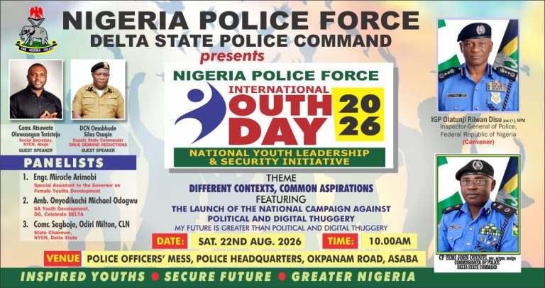 Delta Police Mark International Youth Day, Warn Against Political, Digital Thuggery