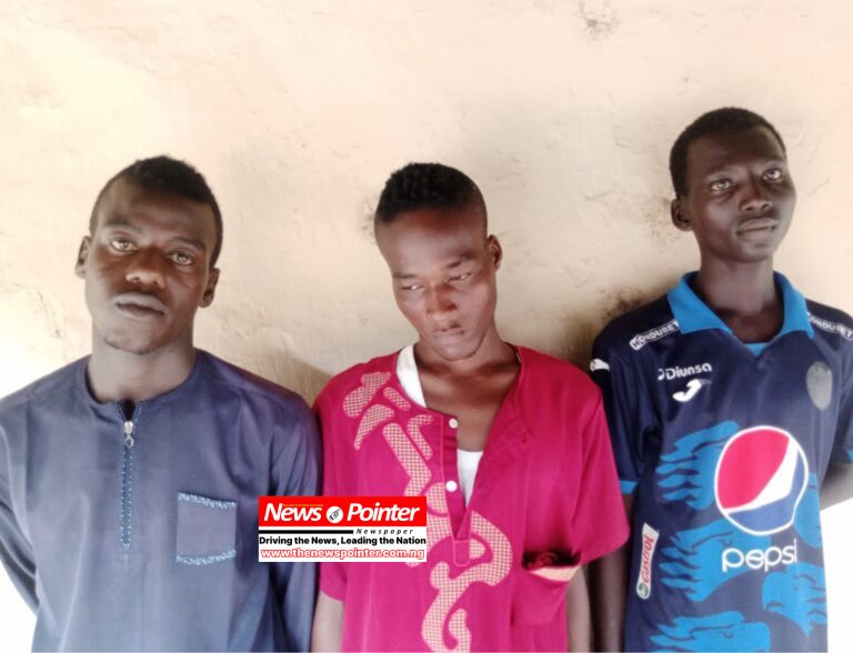  3 Shilla gang members jailed 10 years each for extortion in Adamawa
